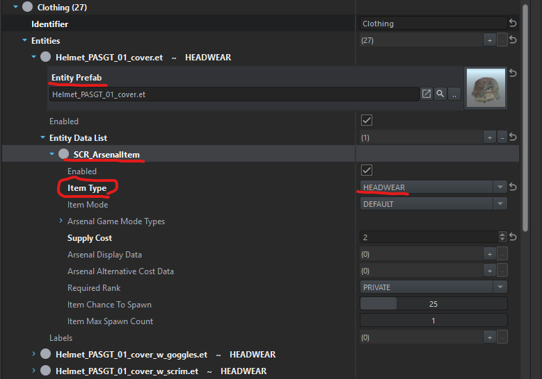 Entity Catalog Change Entity Catalog Change