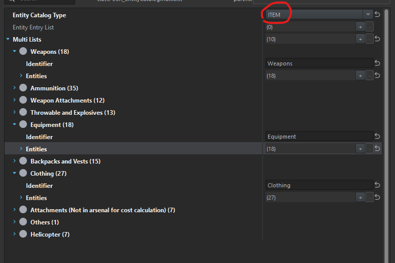 Entity Catalog Type Entity Catalog Type
